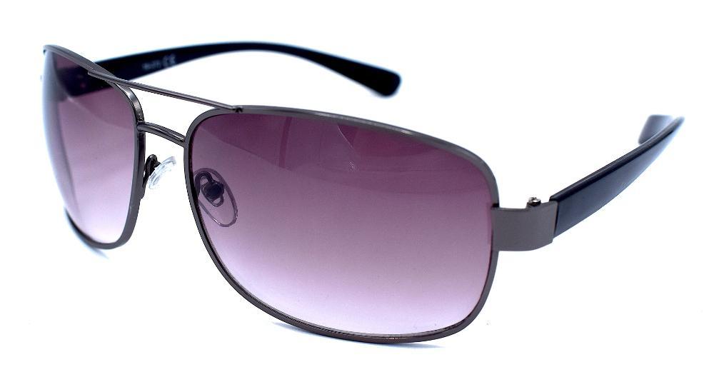 Svart solglasögon med mörka linser