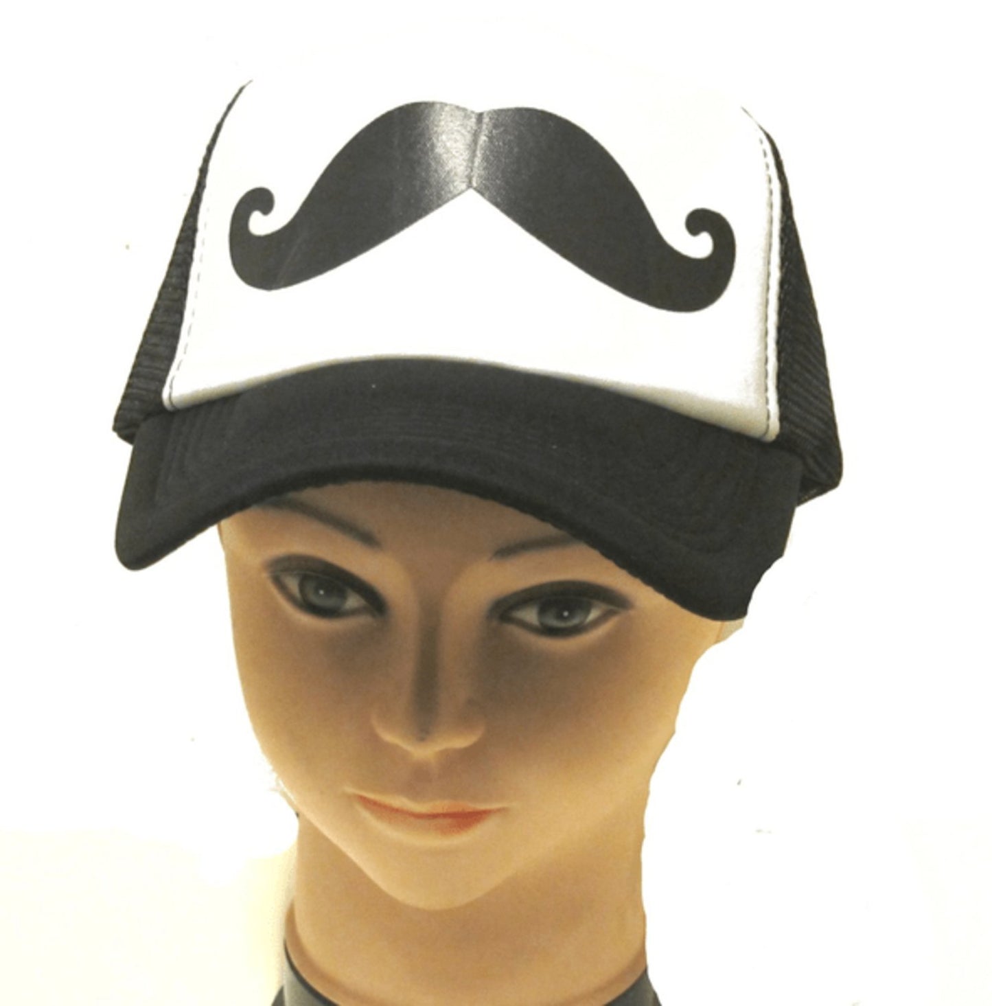 Truckerkeps - Mustasch – produktbild – Hiprock