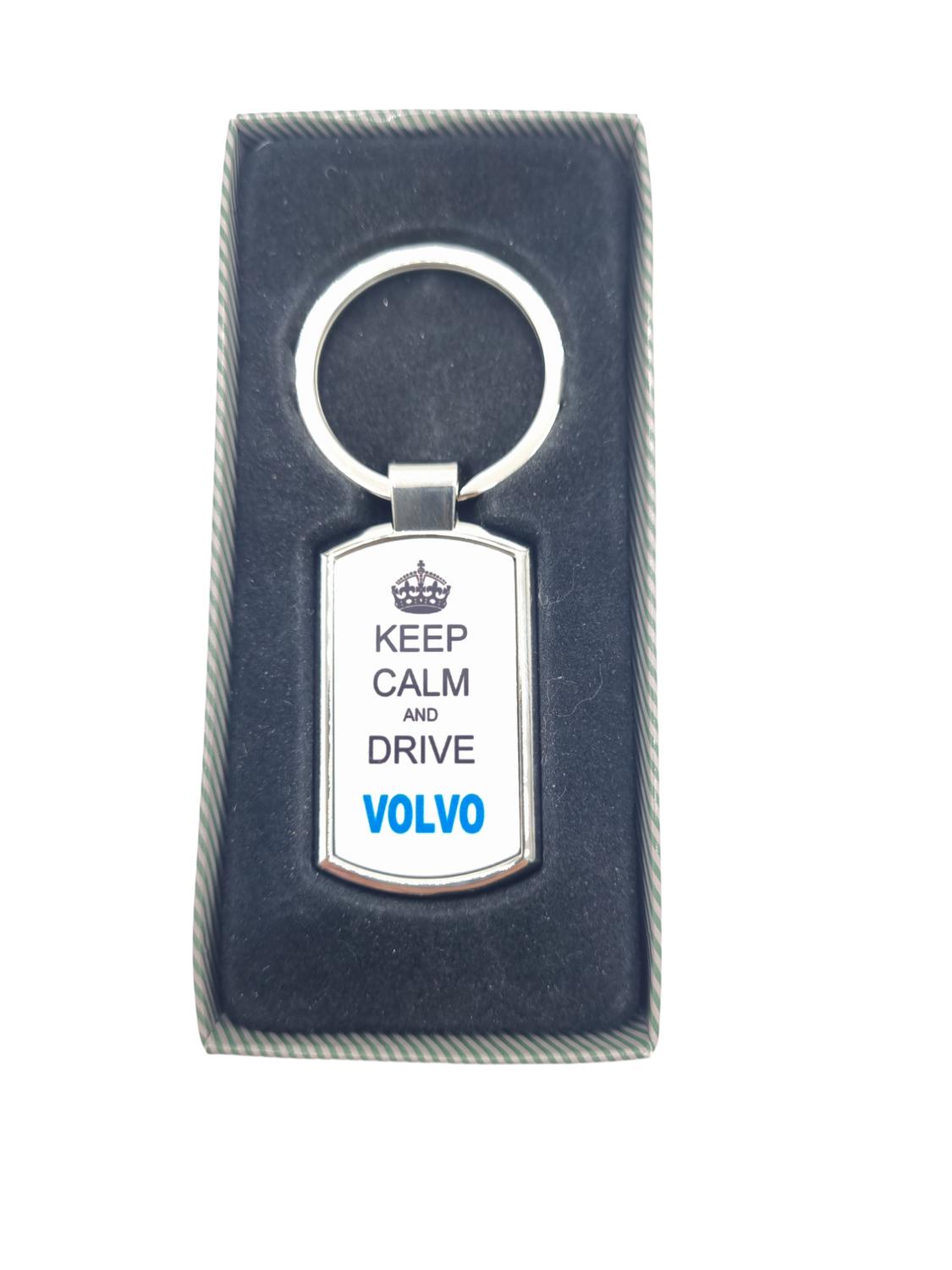 Volvo - Nyckelring Keep calm and drive Volvo
