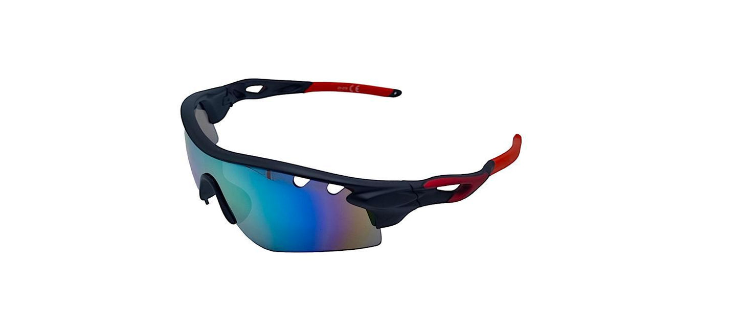 XtremeVision Black/Red Sunglasses