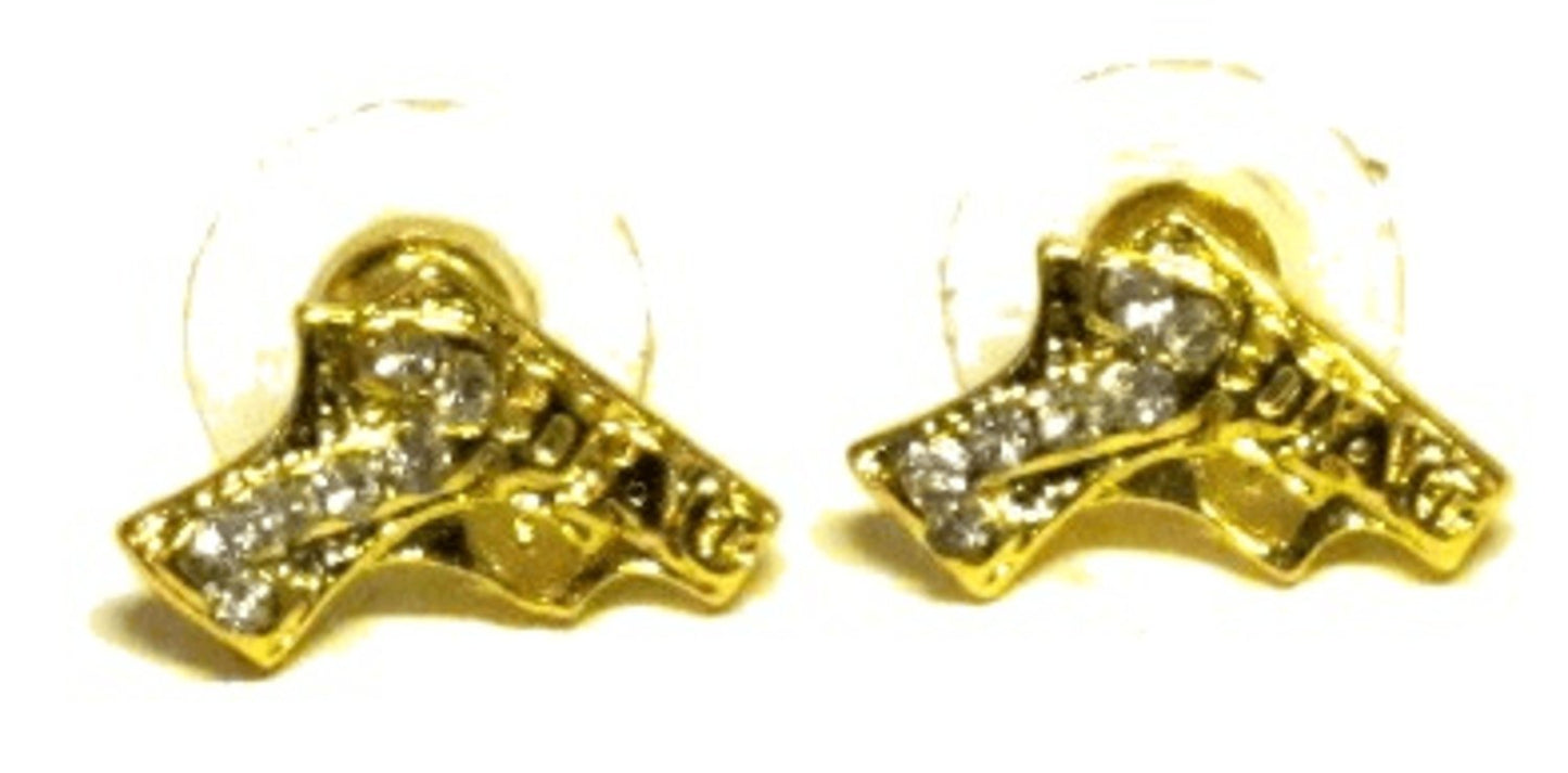Earrings - iced gun