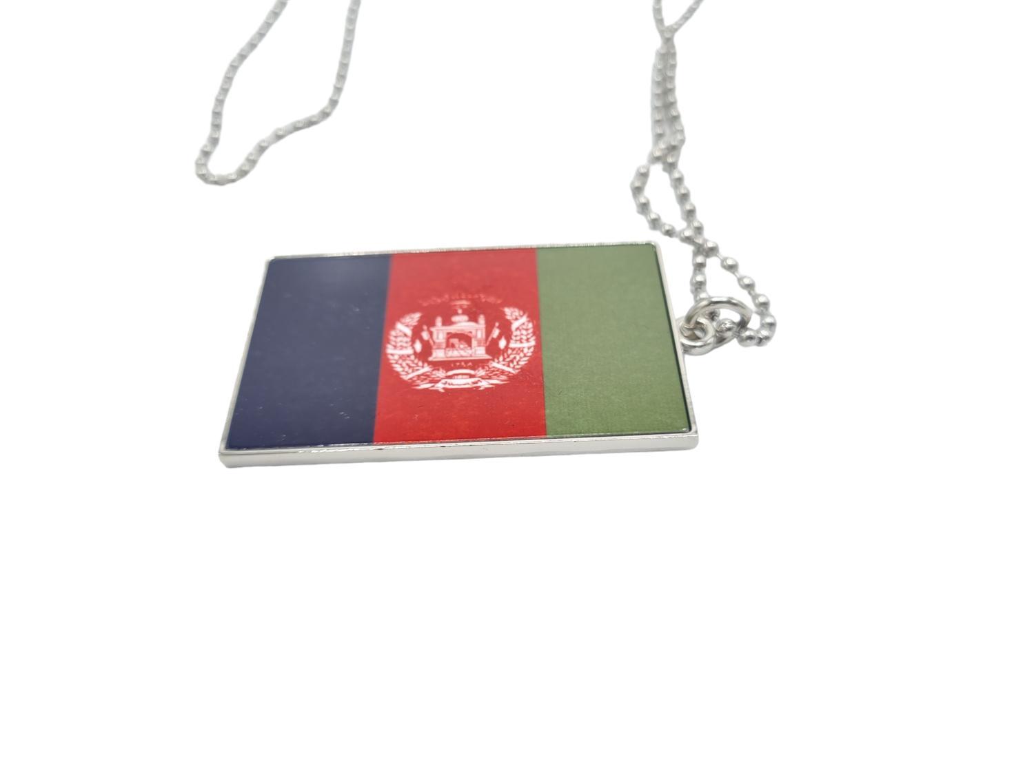 Afghanistan Flaggan - Halsband –  produktbild – Hiprock