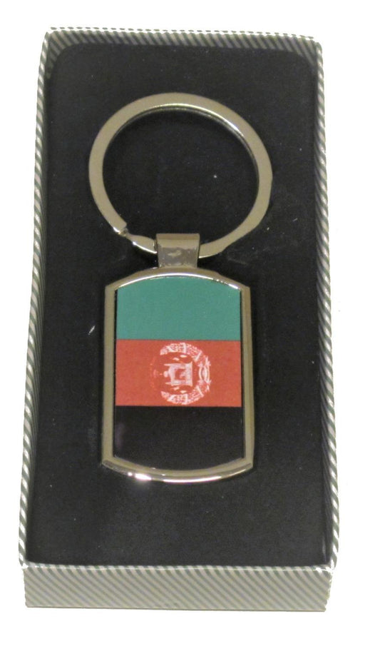 Afghanistan flagga nyckelring –  produktbild – Hiprock