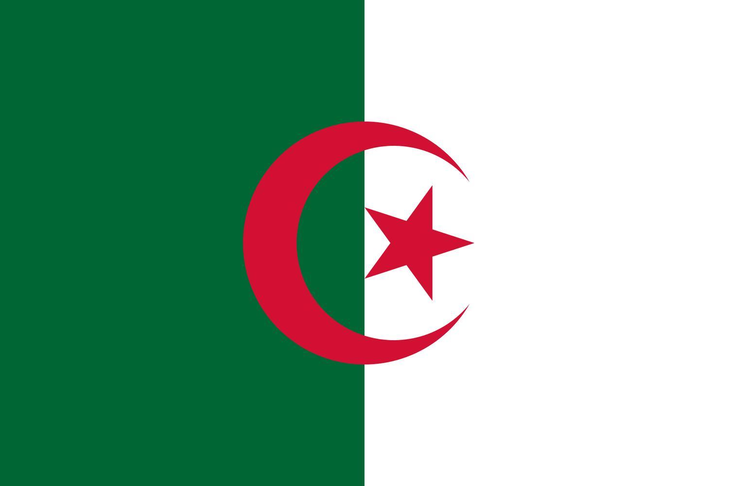 Algeriet flagga –  produktbild – Hiprock