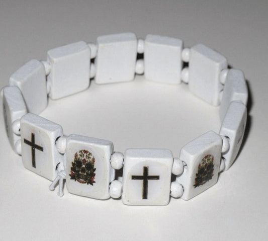 Bracelet - Skull and cross