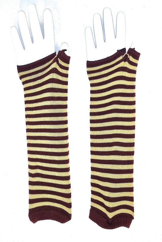 Arm warmers - Wrist warmers - Striped