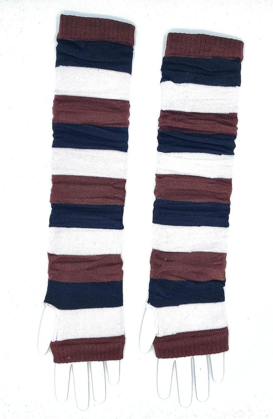 Arm warmers - Wrist warmers - Striped