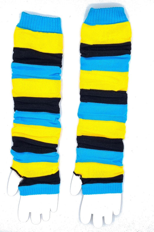 Arm warmers - Wrist warmers - Striped