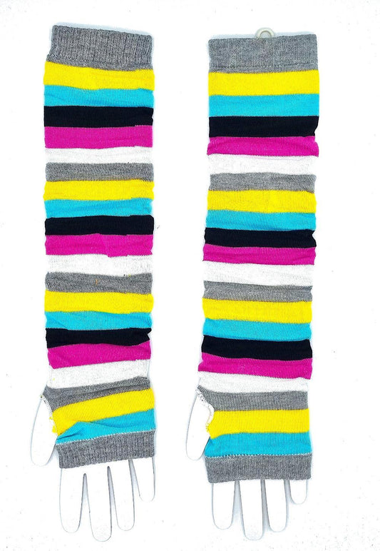Arm warmers - Wrist warmers - Striped