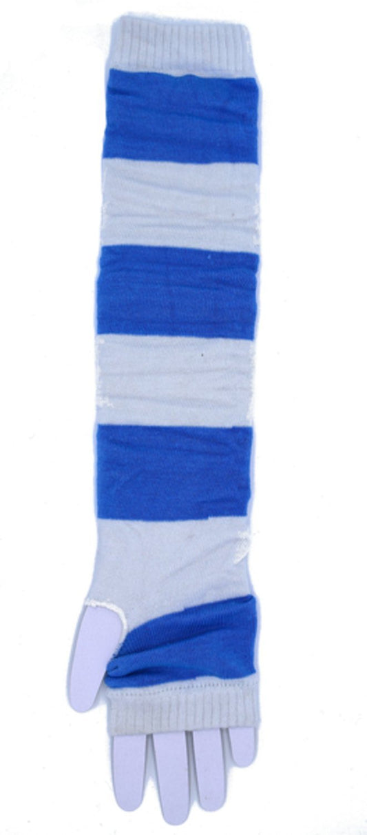 Arm warmers blue/white