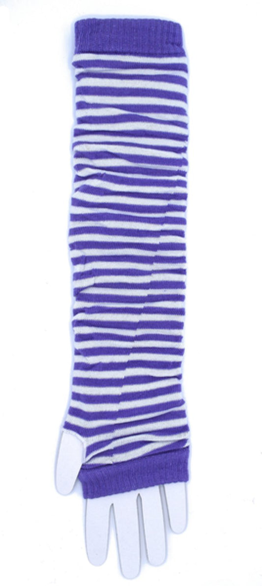 Arm warmers purple/white