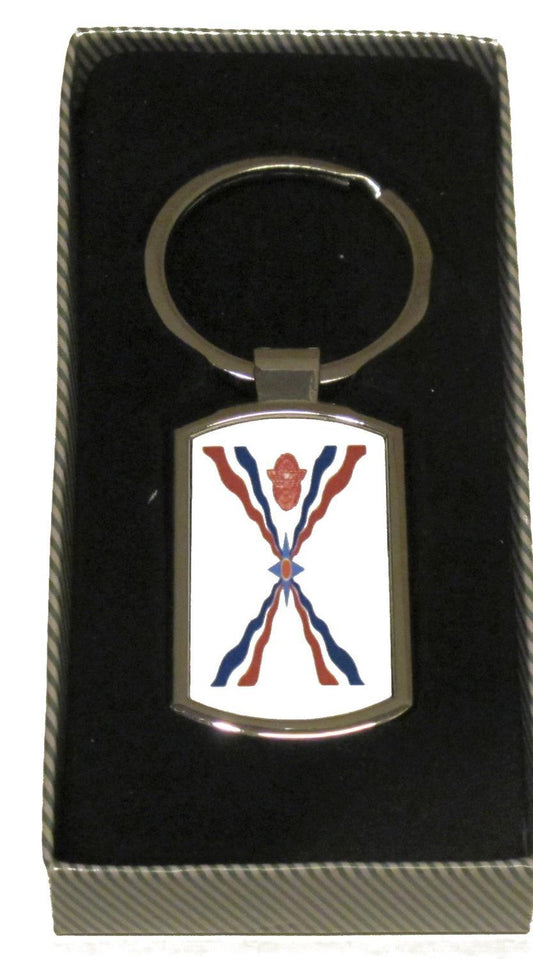 Assyrien flagga nyckelring –  produktbild – Hiprock