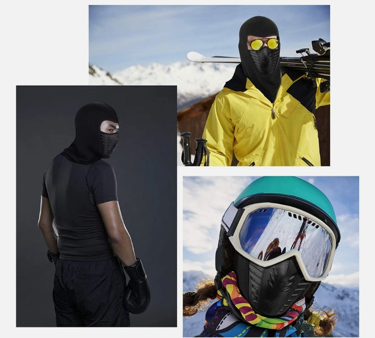 Balaklava i andningsbart material – skyddar mot kyla och vind