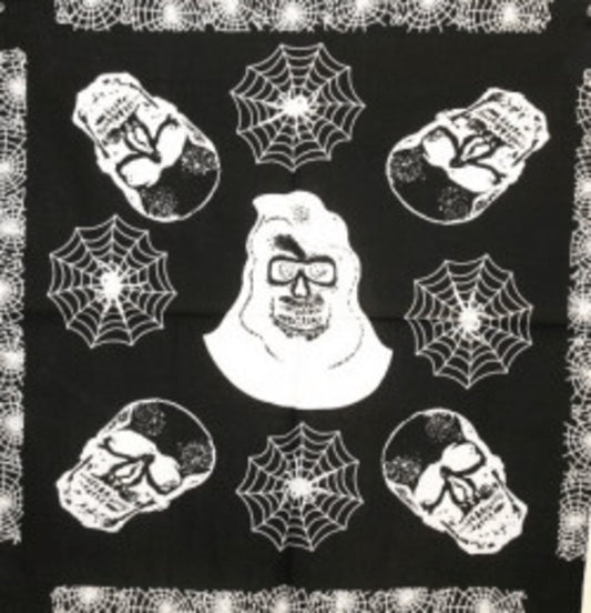 Bandana - Skulls and cobwebs