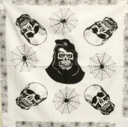 Bandana - Skulls and cobwebs