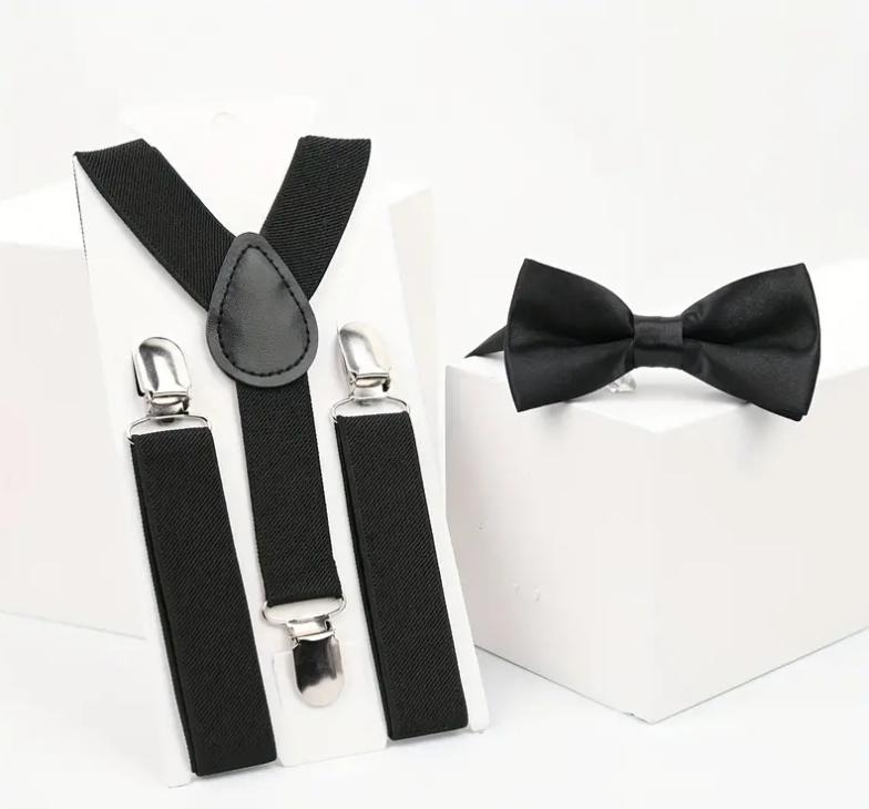 Barn Hängslen med Fluga - Flertal färger –  produktbild – Hiprock