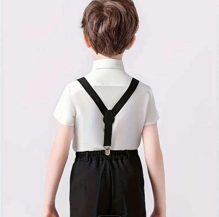 Barn Hängslen med Fluga - Flertal färger –  produktbild – Hiprock