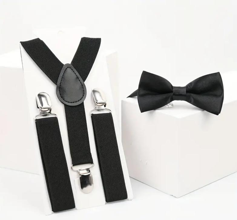 Barn Hängslen med Fluga - Flertal färger –  produktbild – Hiprock