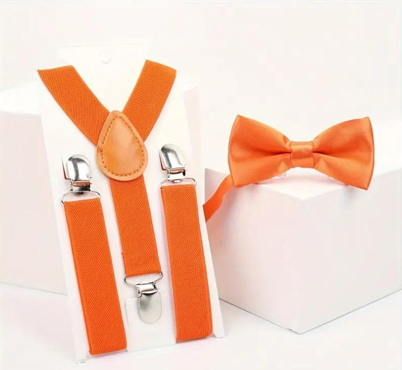 Barn Hängslen med Fluga - Flertal färger –  produktbild – Hiprock