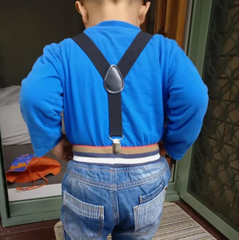 Barn Hängslen med Fluga - Flertal färger –  produktbild – Hiprock