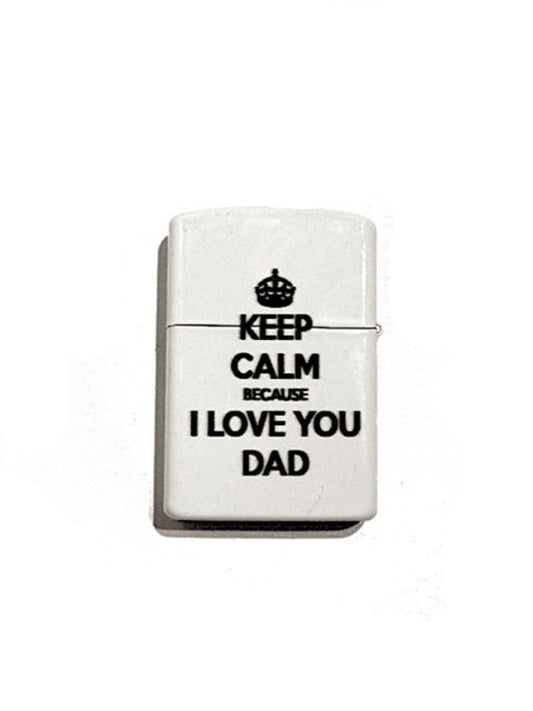 Bensintändare - Keep Calm, I love you dad –  produktbild – Hiprock