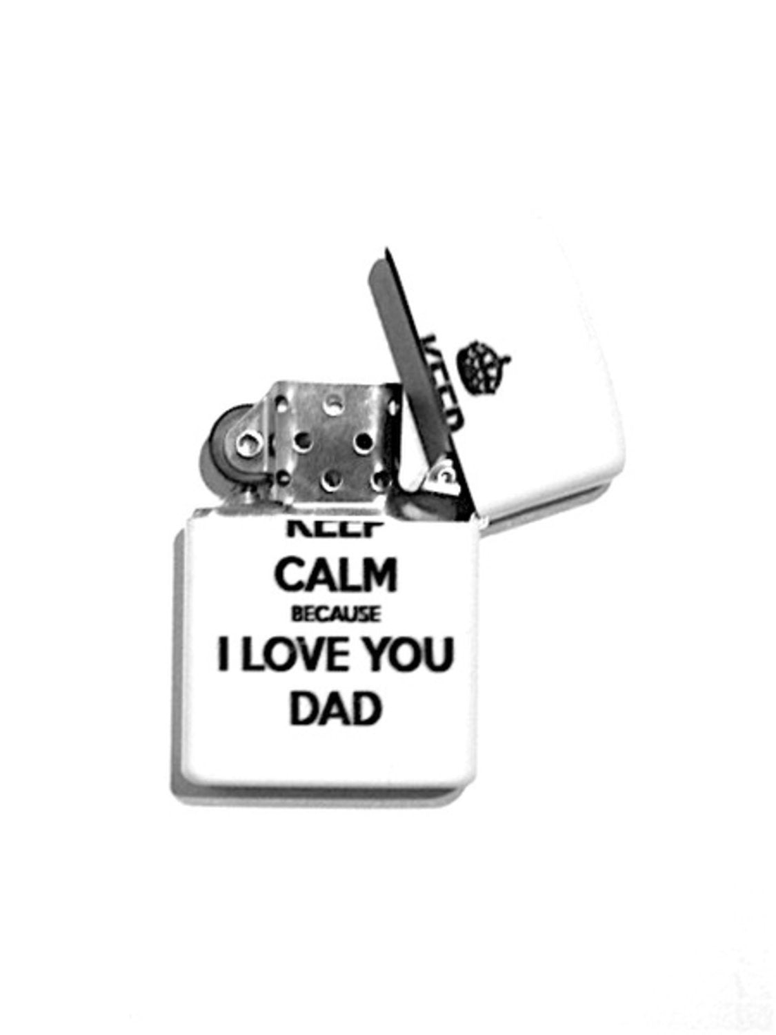 Bensintändare - Keep Calm, I love you dad –  produktbild – Hiprock