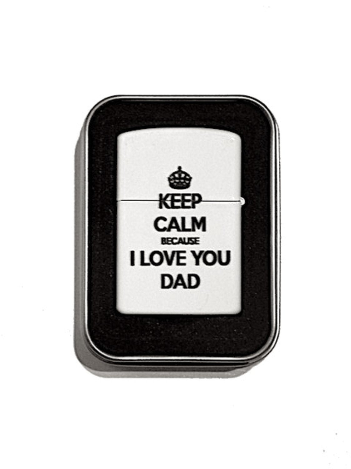 Bensintändare - Keep Calm, I love you dad –  produktbild – Hiprock