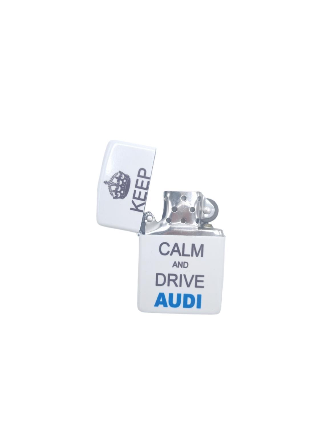 Bensintändare - Keep calm and drive Audi –  produktbild – Hiprock