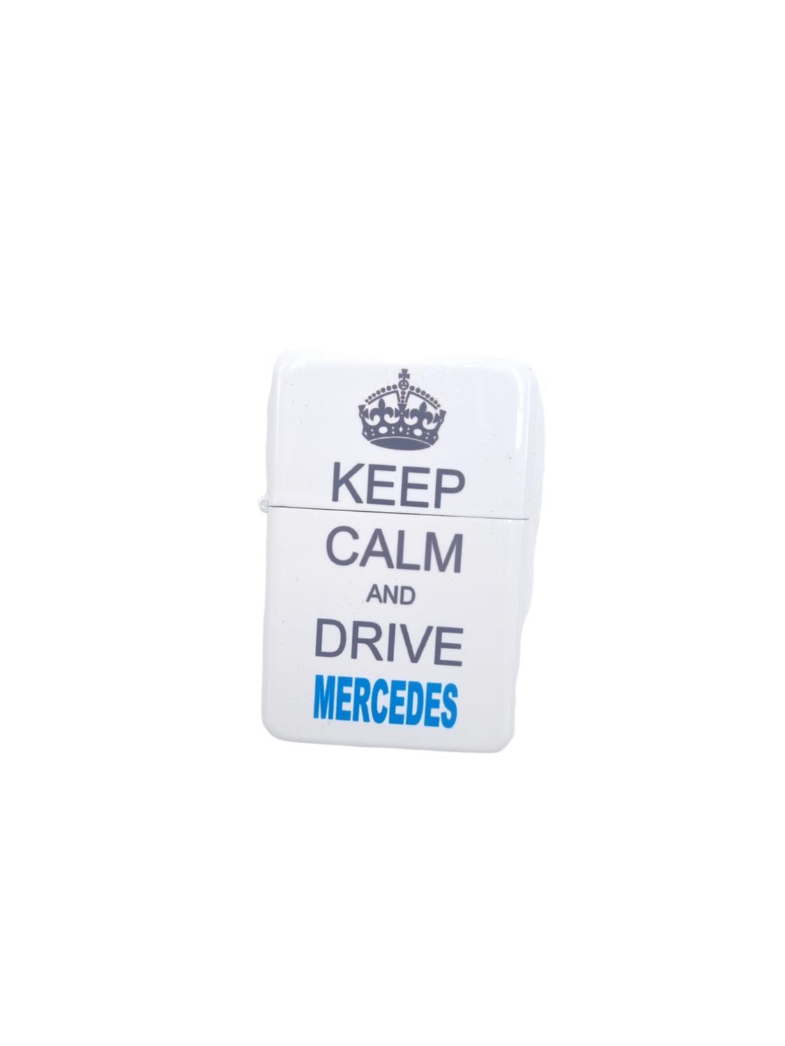 Bensintändare - Keep calm and drive Mercedes –  produktbild – Hiprock