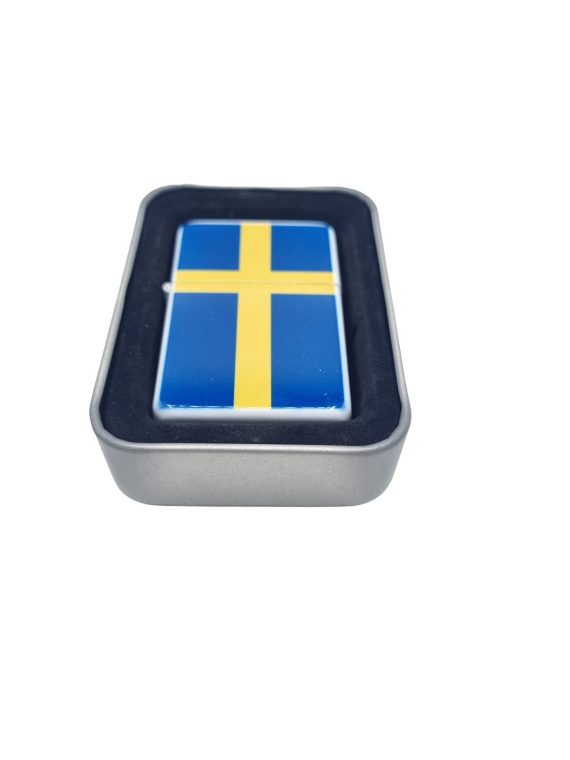 Bensintändare - Sverige Flagga –  produktbild – Hiprock