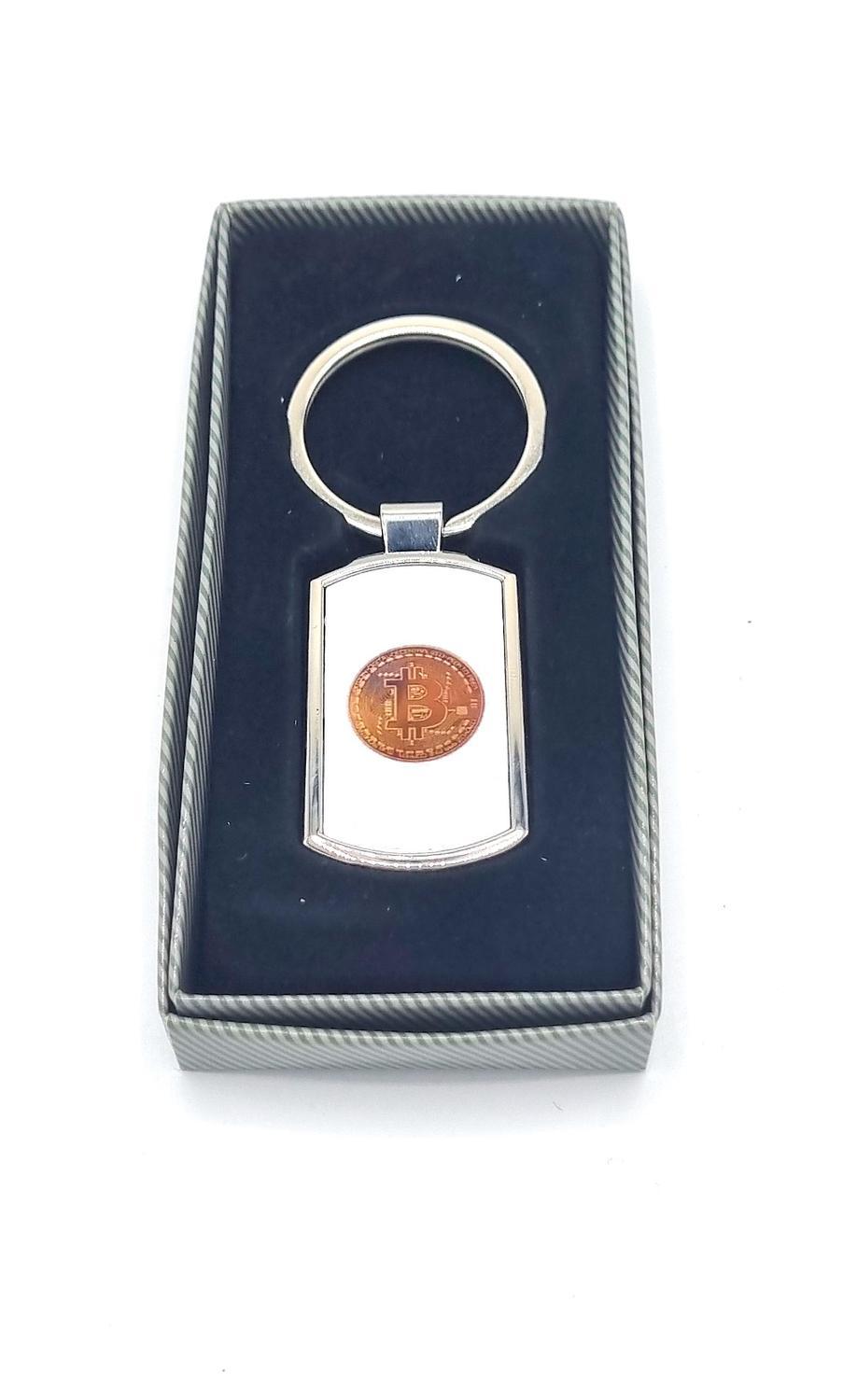 Bitcoin Crypto nyckelring –  produktbild – Hiprock