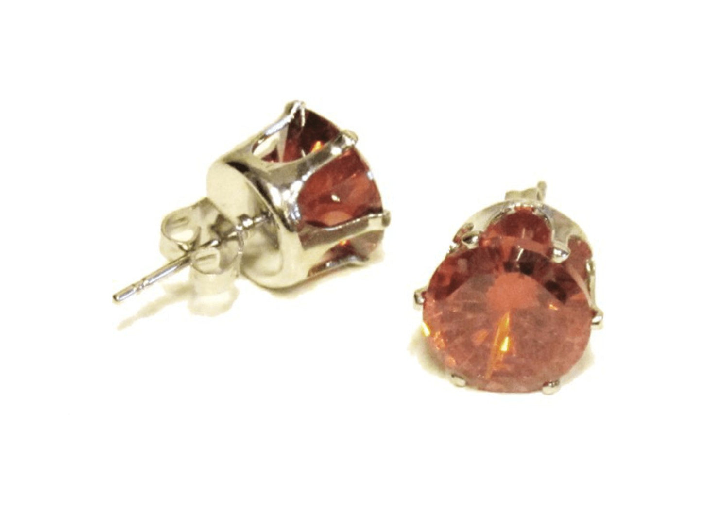 Bling Earrings - Red Stone