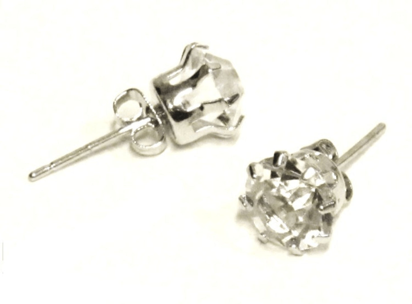 Bling-korvakorut - valkoinen kivi