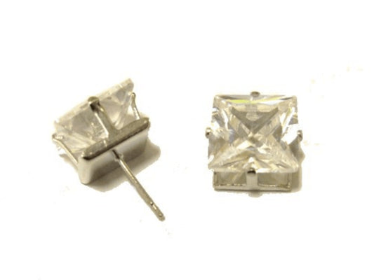 Bling Earrings - White Stone