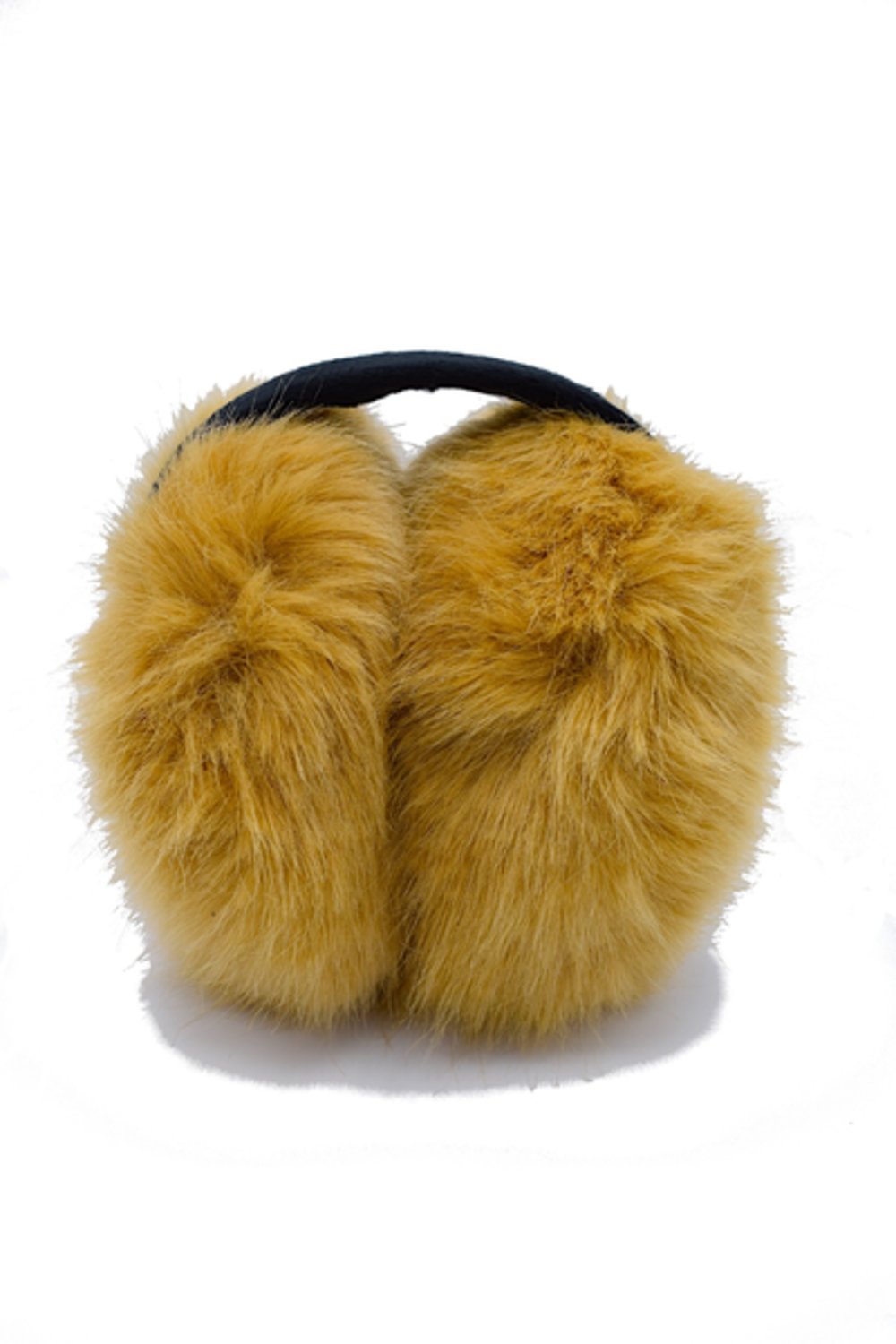 Brown fluffy ear muffs