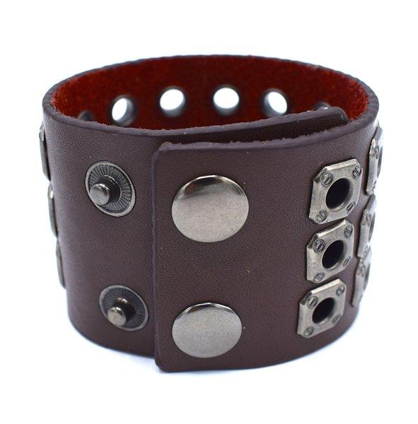 Brun nitarmband –  produktbild – Hiprock