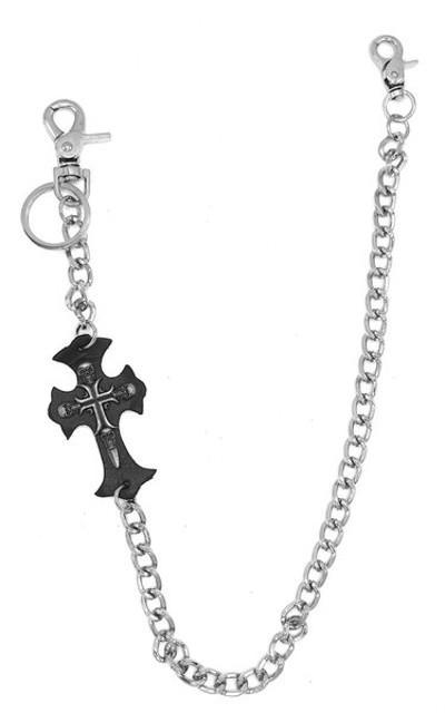 Byxkedja med kors och dödskallar –  produktbild – Hiprock