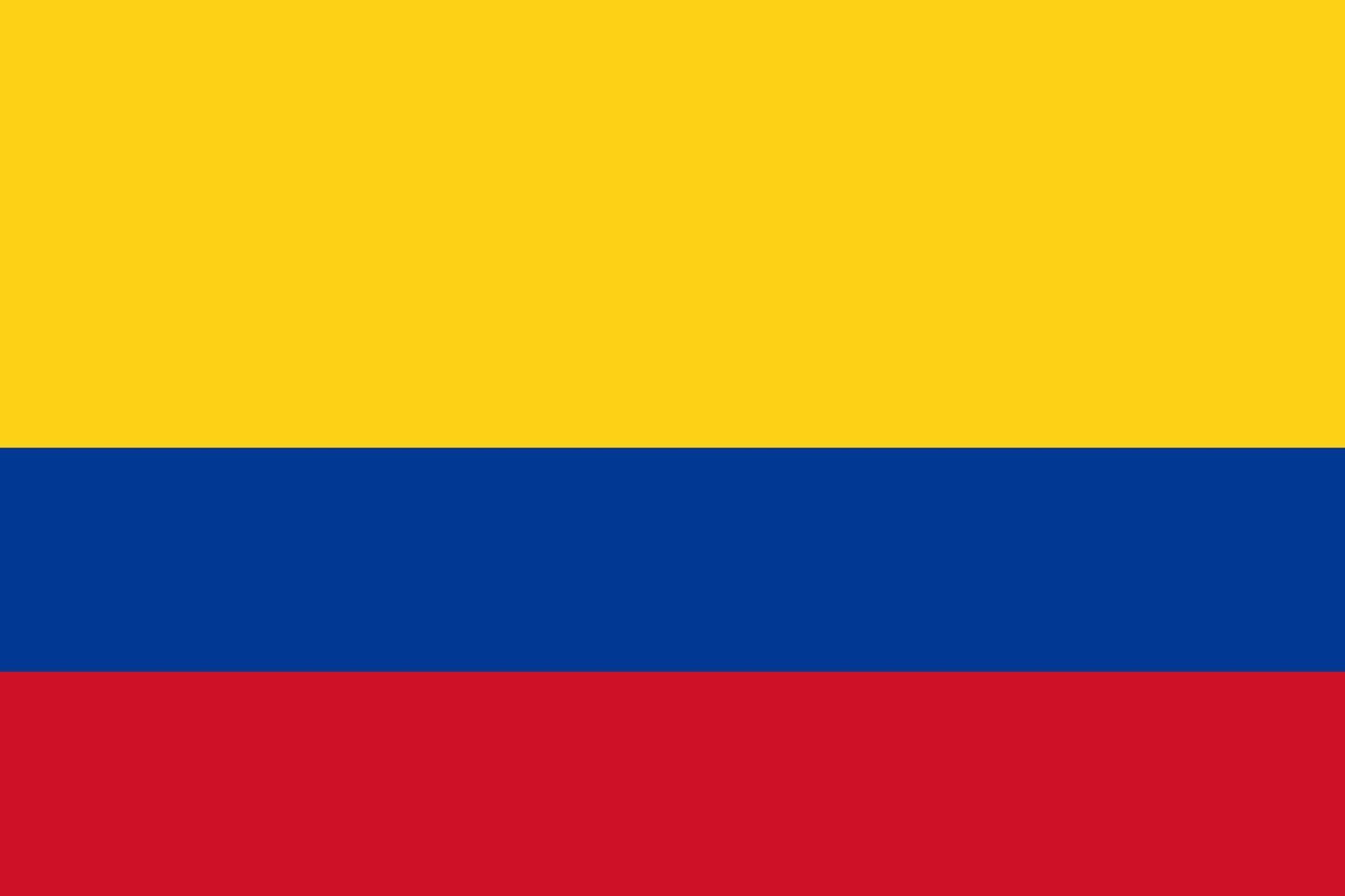Colombia flagga –  produktbild – Hiprock