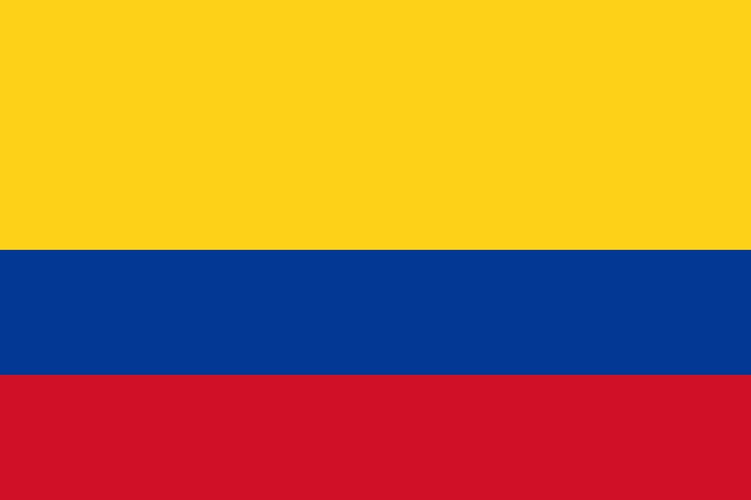 Colombia flagga –  produktbild – Hiprock
