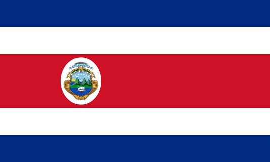 Costa Rica flagga –  produktbild – Hiprock