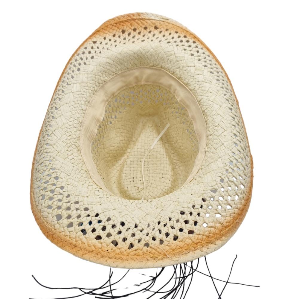 Cowboyhatt Blue medallion white –  produktbild – Hiprock