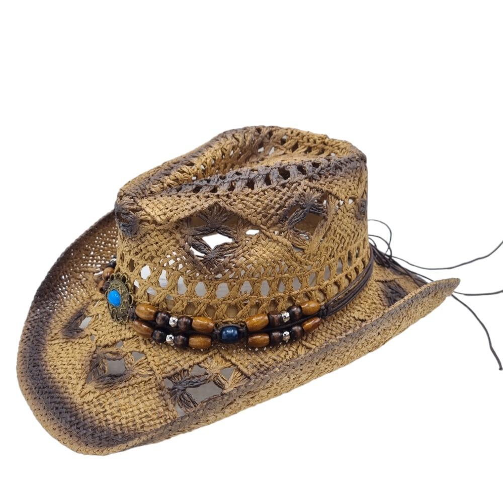 Cowboyhatt Blue medallion white –  produktbild – Hiprock