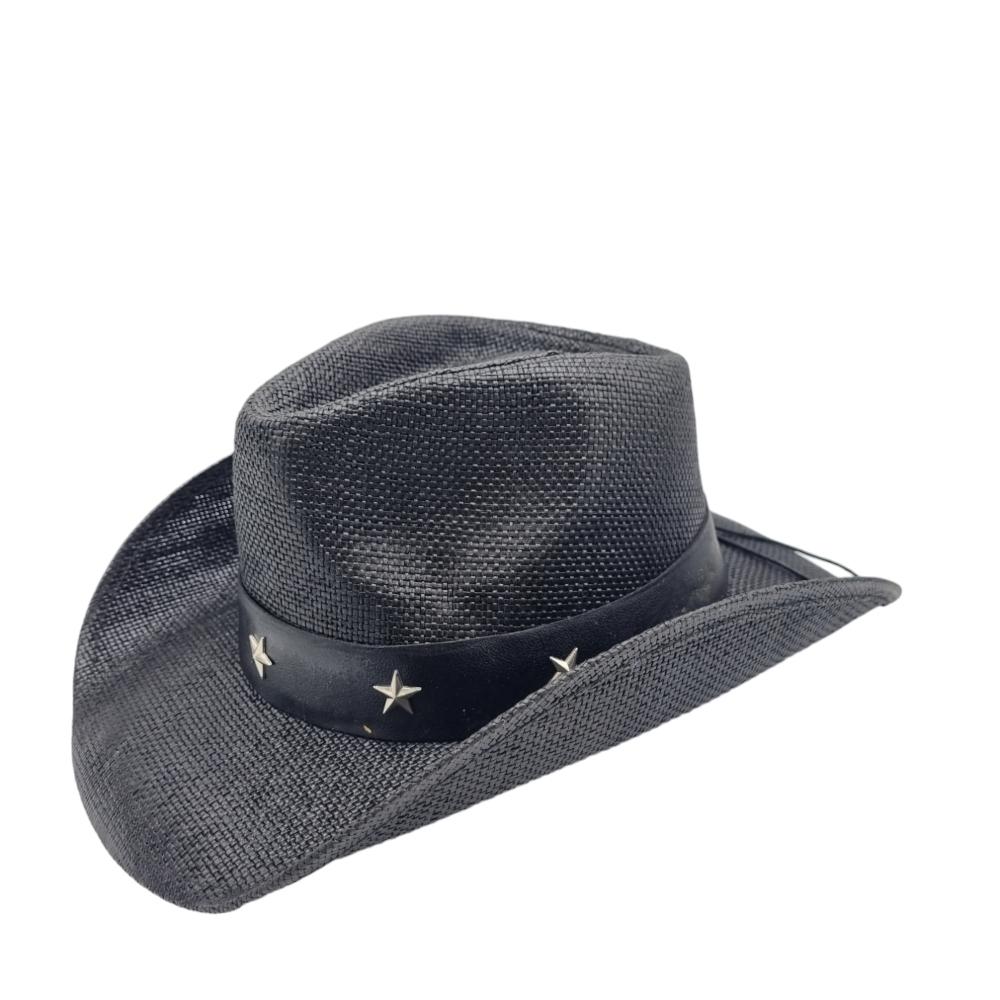 Cowboyhatt Blue medallion white –  produktbild – Hiprock