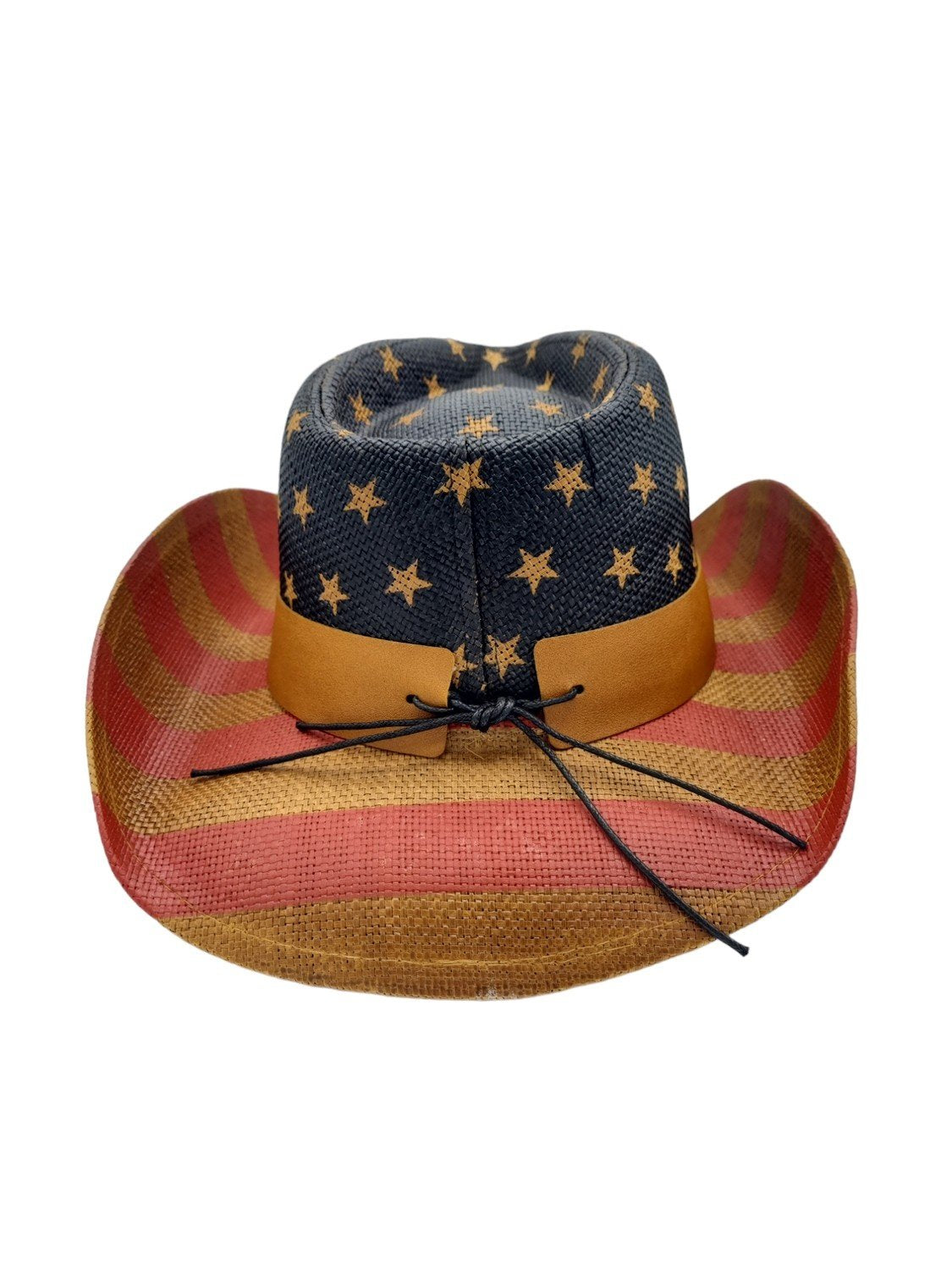 Cowboyhatt Blue medallion white –  produktbild – Hiprock