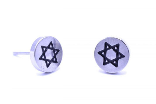 Star of David earrings