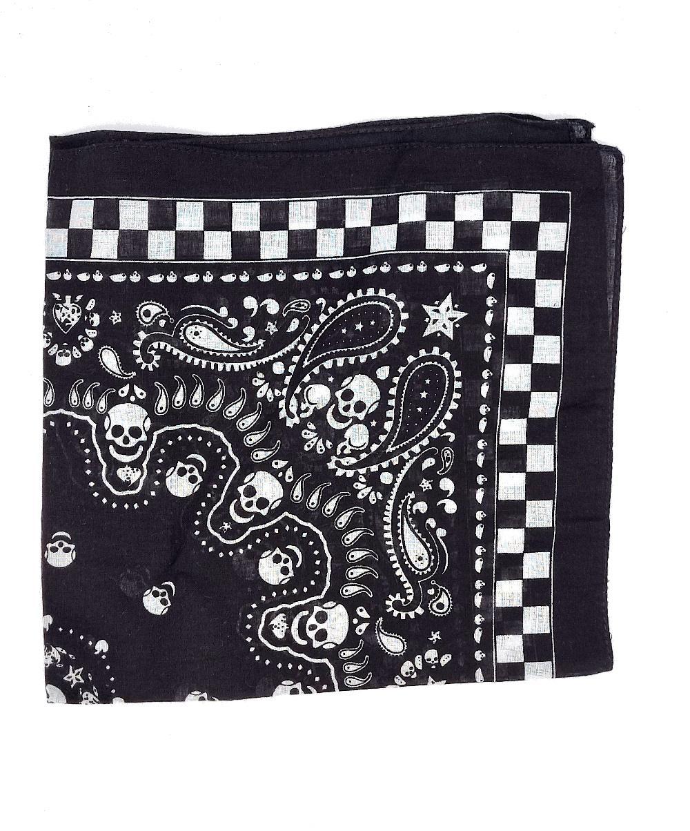Dödskalle Bandana scarf –  produktbild – Hiprock