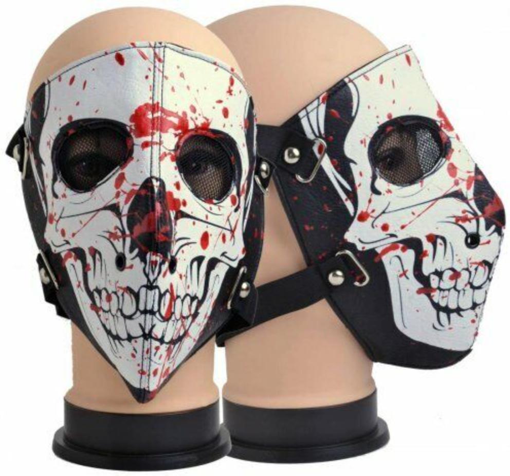 Skull mask leather Motorcycle