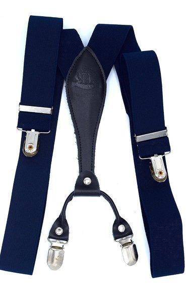 Elegant dark blue braces