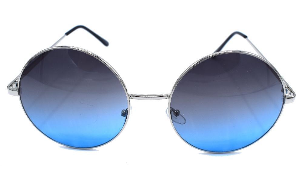 Enigma round sunglasses - Silver/blue