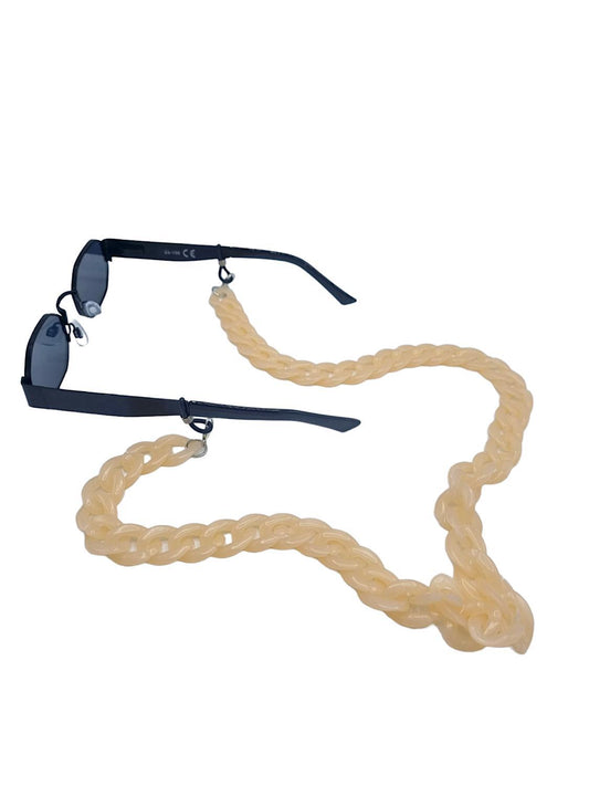 Exclusive Senile cord / glasses cord Glasses Chain Beige/Pink